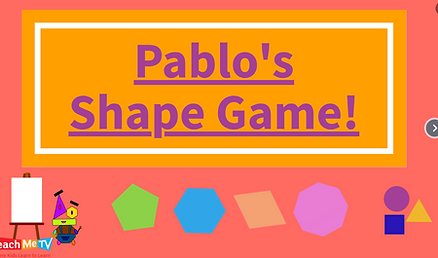 Pablo's Shape Game