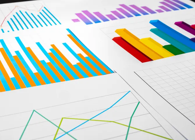 Colorful charts